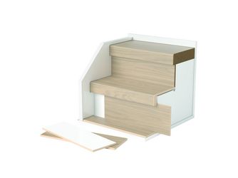 Treppenstufen Seitenblende PPD153 500x11x60 mm