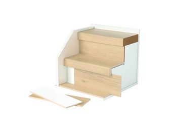 Treppenstufen Seitenblende PPD155 500x11x60 mm