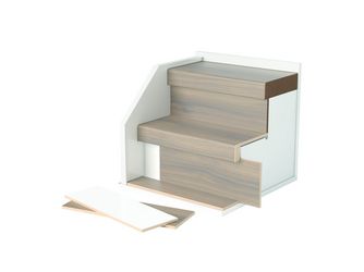 Treppenstufen Seitenblende PPD157 500x11x60 mm