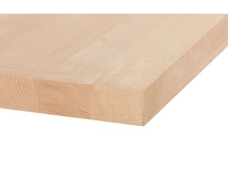 Treppenstufenplatte Buche gedämpft A/B, keilgezinkte Lamellen