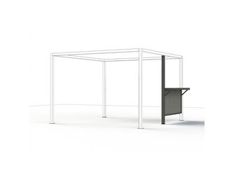 Tresen 150cm Leinwandbindung mel., Bez. 100% Polypropylen