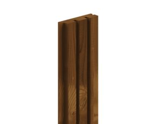 Triple / Trio Thermoholz Fichte sf hobelf. gehobelt unbehandelt 32x140mm, 4,8m
