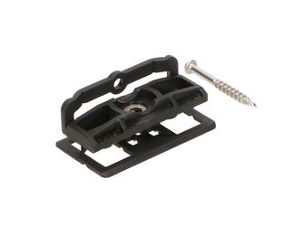 Twinson Montageclip und Schrauben Kunststoff 100st Schwarz