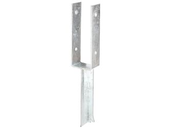 U-Pfostenträger/Betonanker T-Eisen, fvz, zEinbet., BxH 71x200mm, L Anker 200mm U-Pfostenträger/Betonanker T-Eisen, fvz, zEinbet., BxH 71x200mm, L Anker 200mm