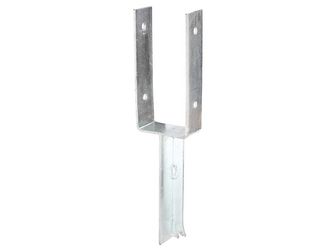 U-Pfostenträger/Betonanker T-Eisen, fvz, zEinbet., BxH 91x200mm, L Anker 200mm U-Pfostenträger/Betonanker T-Eisen, fvz, zEinbet., BxH 91x200mm, L Anker 200mm