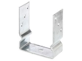 U-Pfostenträger, feuerverzinkt, z.Aufschrauben, BxH 121x150mm U-Pfostenträger, feuerverzinkt, z.Aufschrauben, BxH 121x150mm