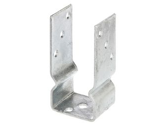 U-Pfostenträger, feuerverzinkt, z.Aufschrauben, BxH 71x150mm U-Pfostenträger, feuerverzinkt, z.Aufschrauben, BxH 71x150mm