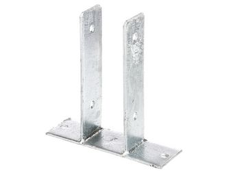 U-Pfostenträger, feuerverzinkt, z.Aufschrauben, BxH 71x200mm U-Pfostenträger, feuerverzinkt, z.Aufschrauben, BxH 71x200mm