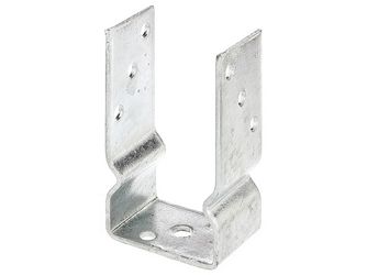 U-Pfostenträger, feuerverzinkt, z.Aufschrauben, BxH 81x150mm U-Pfostenträger, feuerverzinkt, z.Aufschrauben, BxH 81x150mm