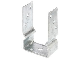 U-Pfostenträger, feuerverzinkt, z.Aufschrauben, BxH 91x150mm U-Pfostenträger, feuerverzinkt, z.Aufschrauben, BxH 91x150mm