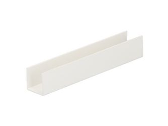 U-Profil Innenmaß 14mm Weiß 500cm - 08140150