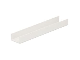 U-Profil Innenmaß 16mm Weiß 260cm - 08160126