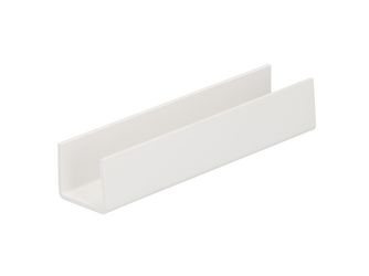 U-Profil Innenmaß 18mm Weiß 520cm - 08180152
