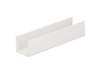 U-Profil Innenmaß 20mm Weiß 260cm - 08200126