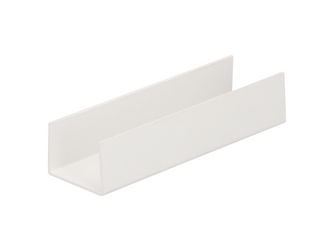 U-Profil Innenmaß 25mm Weiß 520cm - 08250152