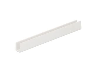 U-Profil Innenmaß 4mm Weiß 260cm - 08040126