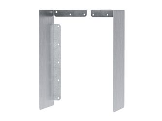 U-Schutzdach, sendzimirverzinkt, LxBxHxS : 130x120x100x0,75 mm