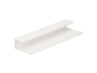 Umrandungsprofil 10mm Weiß 500cm