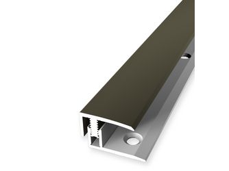 Endprofil PF 557, Aluminium bronze, eloxiert