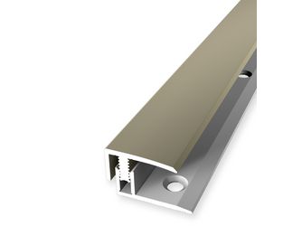 Endprofil PF 557, Aluminium sand, eloxiert