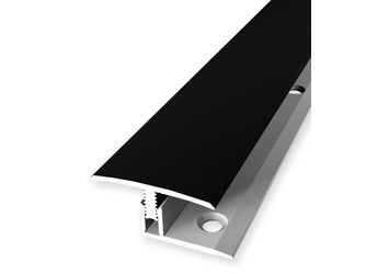 Uno-Click Übergangsprofil PF 558 31,5x11mm 7-12mm 1m Alu pulverbes. schwarz matt