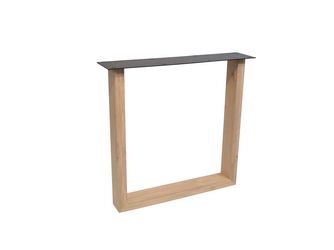 Tischuntergestell Wood Line Fineline U Eiche, Material 100x40mm, 72x78cm (HxB)