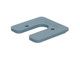 Unterlegplatten U-Top 5mm mit Schlitz Grau