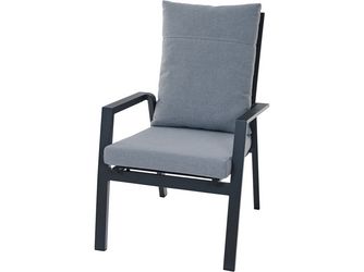 VALENCIA Comfort Plus Sessel matt anthrazit Bouclé-Gewebe, Bez. 100% Polyester