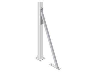 VETRO System-Sturmanker Länge 1150mm anthr. Struktur