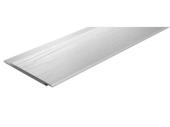 VL Plank Fassadenbekleidung Holzstruktur 3600x214x11mm Schneeweiß, 160 Stück/Palette