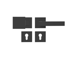 Venedig EPL61Q, Venedig Wechselgarnitur rechts Kosmos Schwarz