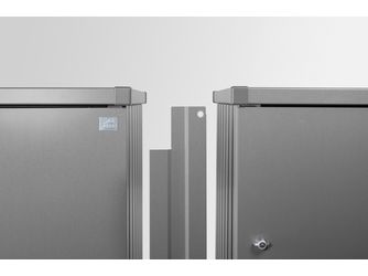 Verbindungselement für 3 Stk. Alex quarzgrau- metallic 1228x146x19mm