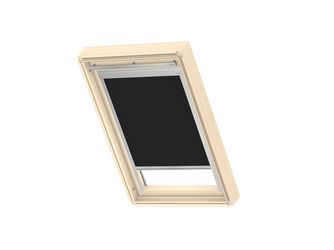 Verdunkelungs-Rollo Classic DBL C02 4249 Uni Schwarz Standard