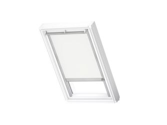 Verdunkelungs-Rollo elektro DML C04 1025K weiß, Alu Schiene, Standard