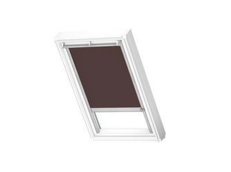 Verdunkelungs-Rollo elektro DML CK04 4559K Rehbraun, Alu Schiene, Premium