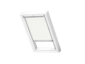 Verdunkelungs-Rollo elektro DML SK10 1025K weiß, Alu Schiene, Standard