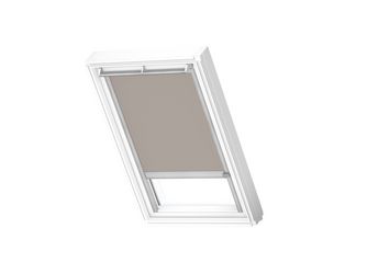 Verdunkelungs-Rollo elektro DML UK04 4580K Hell-taupe, Alu Schiene, Premium