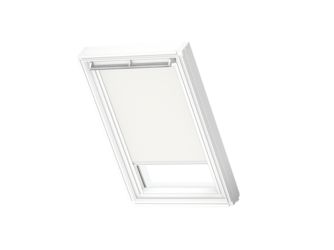 Verdunkelungs-Rollo manuell DKL C02 1025SWL weiß, weiße Schiene, Standard Verdunkelungs-Rollo manuell DKL C02 1025SWL weiß, weiße Schiene, Standard