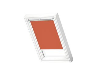 Verdunkelungs-Rollo manuell DKL C02 4564SWL Manuell, Orange weiße Schiene, Premium Verdunkelungs-Rollo manuell DKL C02 4564SWL Manuell, Orange weiße Schiene, Premium