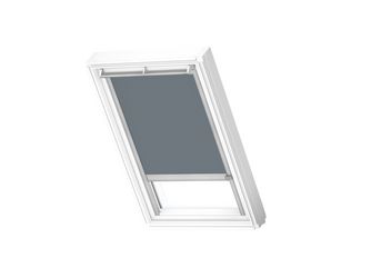 Verdunkelungs-Rollo solar DSL P06 4581K Blaugrau, Alu Schiene, Premium