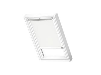 Verdunkelungs-Rollo solar DSL S10 1025KWL weiß, weiße Schiene, Standard