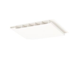 Verkleidungspaneel 10x100mm Verkehrsweiß 270cm