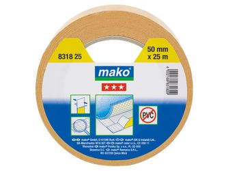 Verlegeband KOMFORT 50mmx10m, textiles Gewebe, Hotmelt-Kleber, beidseitig selbstklebend