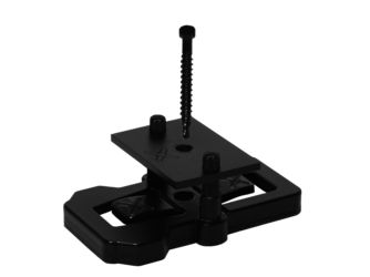 Verlegeclip , Kunststoff Schwarz, für horizontale Nut Verlegeclip , Kunststoff Schwarz, für horizontale Nut