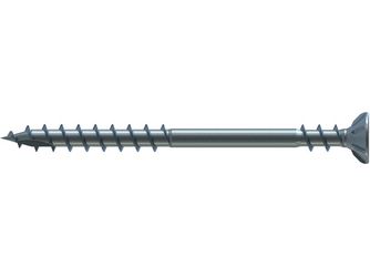 Verlegeschraube RN V361 Flachsenkkopf mit Fräsrippen TX TG Stahl blau verzinkt gleitbeschichtet