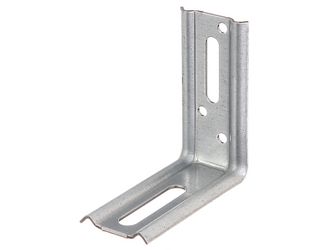 Verstellwinkel, 90°, geprägt, mit Langloch, sendzimirverzinkt, TxHxB 70x70x30mm Verstellwinkel, 90°, geprägt, mit Langloch, sendzimirverzinkt, TxHxB 70x70x30mm