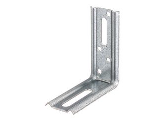Verstellwinkel, 90°, geprägt, mit Langloch, sendzimirverzinkt, TxHxB 80x70x30mm Verstellwinkel, 90°, geprägt, mit Langloch, sendzimirverzinkt, TxHxB 80x70x30mm