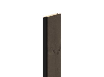 Verto Fichte sf riffelg. 905 Patina endbehandelt, Feder schwarz 21x146mm, 4,2m
