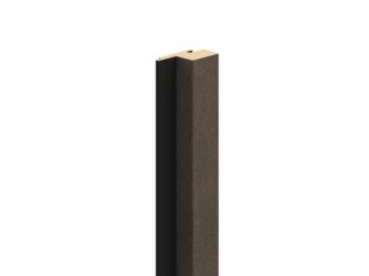 Verto Fichte sf riffelg. 905 Patina endbehandelt, Feder schwarz 40x80mm, 4,5m