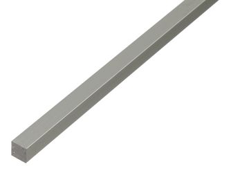Vierkantstange, Alu silber elox., LxBxH 2000x10x10mm Vierkantstange, Alu silber elox., LxBxH 2000x10x10mm